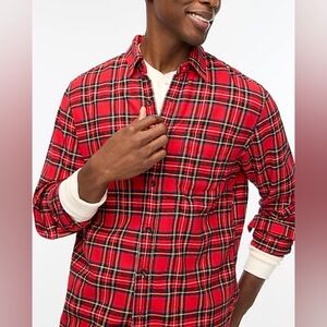 J. Crew Men's Long-Sleeve Flannel Shirt New Size Medium